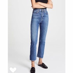 Agolde pinch waist high rise jeans